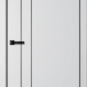 Межкомнатная дверь ПЭТ Сильвер (Серая) Тринити TR02 FLYDOORS